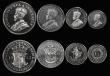 London Coins : A179 : Lot 1229 : South Africa Proof Set 1923 Silver and Bronze Set (8 coin) in PCGS holders, comprising Halfcrown 192...