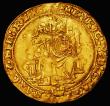 London Coins : A179 : Lot 1348 : Half Sovereign Henry VIII Posthumous Coinage, Southwark Mint, Obverse: Youthful portrait with sceptr...