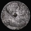 London Coins : A179 : Lot 1519 : Farthing 1687 Tin, Draped bust (Type 2), edge date and type not visible, so exact attribution not po...