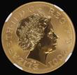 London Coins : A179 : Lot 1563 : Five Pound Crown 2001 100th Anniversary of the End of the Victorian Era, S.L9B Gold Proof with rever...