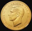 London Coins : A179 : Lot 1582 : Five Pounds 1937 Gold Proof S.4074, Marsh F40,  in an NGC holder and graded PF63 Cameo, the bust nic...