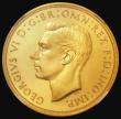 London Coins : A179 : Lot 1584 : Five Pounds 1937 Gold Proof S.4074, Marsh F40,  in an NGC holder and graded PF64+ Ultra Cameo, the b...
