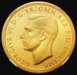 London Coins : A179 : Lot 1586 : Five Pounds 1937 Gold Proof S.4074, Marsh F40, in an NGC holder and graded PF63 Ultra Cameo, the onl...
