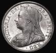 London Coins : A179 : Lot 1773 : Halfcrown 1893 Proof ESC 727, Bull 2779, the portrait with minor scuffs, otherwise UNC lightly toned...