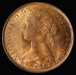 London Coins : A179 : Lot 1845 : Halfpenny 1862 dies 7+G Freeman 289 lustrous Unc and graded 82 by CGS