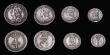 London Coins : A179 : Lot 1865 : Maundy Set 1760 ESC 2411, Bull 1774, comprising Fourpence VF, Threepence GVF lightly cleaned on the ...