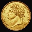 London Coins : A179 : Lot 2013 : Sovereign 1821 Marsh 5, S.3800, Near VF/Good Fine with some contact marks, the edge slightly flatten...