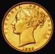 London Coins : A179 : Lot 2099 : Sovereign 1886M Shield Reverse, WW complete, Marsh 67, S.3854A, EF/GEF and lustrous, Extremely rare,...