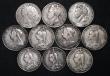 London Coins : A179 : Lot 2304 : Crowns and Double Florins (10) comprising Crowns (8) 1820 LX, 1821, 1822 SECUNDO, 1889, 1890, 1891, ...