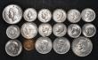 London Coins : A179 : Lot 2356 : Florins to Third Farthing (17) comprising Florins (2) 1945 NEF/EF, 1950 UNC, Shillings (4) 1928 VF/G...