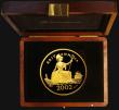 London Coins : A179 : Lot 261 : Britannia Medal 2002 Queen Elizabeth II Golden Jubilee 5oz. 24 Carat Gold Proof Obverse: Britannia s...