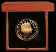 London Coins : A179 : Lot 340 : Five Pound Crown 1999 Millennium Gold Proof S.L7, FDC in the Royal Mint box of issue with certificat...