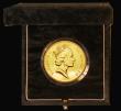 London Coins : A179 : Lot 402 : Five Pounds 1993 Gold BU cased as issued with certificate