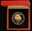 London Coins : A179 : Lot 405 : Five Pounds 2000 Gold Proof Millennium Crown FDC cased as issued with certificate