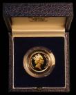 London Coins : A179 : Lot 427 : Half Sovereign 1985 Proof S.SB2 FDC in the Royal Mint box of issue with certificate