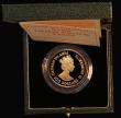 London Coins : A179 : Lot 705 : Cayman Islands $100 1989 100 Years of Postal Service KM#101 Gold Proof FDC in the Royal Mint box of ...