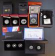 London Coins : A179 : Lot 716 : GB and World in silver GB The Britannia 2014 collection a 3-coin set comprising Twenty Pence 2014 1/...