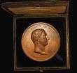 London Coins : A179 : Lot 922 : Prince of Wales, Society of Arts Presidents Medal 1863 56mm diameter in bronze by L.C.Wyon Obverse: ...
