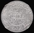 London Coins : A180 : Lot 1045 : Morocco 5 Dirhams AH1313 (1895) Paris Mint Y#7 in an NGC holder and graded MS61
