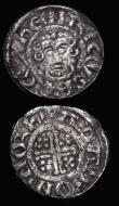 London Coins : A180 : Lot 1172 : Pennies (2) John, Northampton Mint, moneyer Adam Class 5C, S.1352, 1.21 grammes, Fine with grey tone...