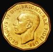 London Coins : A180 : Lot 1223 : Brass Threepence 1951 Proof Peck 2397, the obverse lightly toned, the reverse with a handling mark 