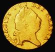 London Coins : A180 : Lot 1441 : Half Guinea 1798 8 over 7 S.3735 VG/Fine, a scarce overdate