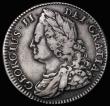 London Coins : A180 : Lot 1539 : Halfcrown 1745 5 over 3 Roses Bull 1687a Fine/Good Fine toned, Ex-Bonhams 15/4/2003
