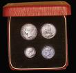 London Coins : A180 : Lot 1591 : Maundy a part Set 1887 comprising Fourpence, Twopence and Penny, NEF to EF the Fourpence and Twopenc...