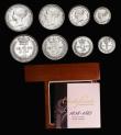 London Coins : A180 : Lot 1613 : Maundy Set 1884 ESC 2498, Bull 3541 VF to A/UNC, in a London Mint Office box with their certificate