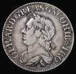 London Coins : A180 : Lot 1686 : Shilling 1658 Cromwell ESC 1005, Bull 255, S.3228, Fine/Good Fine and bold with some thin scratches ...