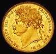 London Coins : A180 : Lot 1775 : Sovereign 1821 Marsh 5, S.3800 EF the surfaces with hairlines, the edge with signs of a skilful edge...
