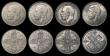 London Coins : A180 : Lot 2104 : Florins (4) 1922 Dull Finish, ESC 941, Bull 3768, Davies 1748 dies 3E About EF/EF with some gentle e...