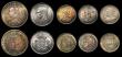 London Coins : A180 : Lot 2140 : Halfcrowns to Threepence (11) Halfcrown 1887 Jubilee Head ESC 719, Bull 2771, Davies 640 dies 1A, GE...