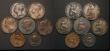 London Coins : A180 : Lot 2152 : Pennies and Halfpennies (13) comprising Pennies (11) 1844 DFF for DEF VG, 1847 DEF Far Colon (2) NVF...