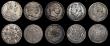 London Coins : A180 : Lot 2164 : Shillings (10) 1787 Hearts, 1 over Retrograde 1 in date (under close magnification more resembles Ar...