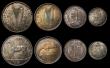 London Coins : A180 : Lot 2184 : Shillings to Halfpennies (5) comprising Shilling 1887 Jubilee Head ESC 1351, Bull 3137, Davies 982, ...