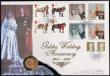 London Coins : A180 : Lot 407 : Numismatic Cover 1997 Queen Elizabeth and Prince Philip Golden Wedding Anniversary, comprising Sover...