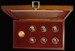 London Coins : A180 : Lot 481 : Queen Elizabeth II Royal Portrait Collection a 7-coin set comprising Sovereigns (4) 1967 UNC, 1980 P...