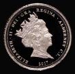 London Coins : A180 : Lot 609 : Alderney Quarter Sovereign 2017 Queen Elizabeth II and Prince Philip Platinum Anniversary Platinum P...