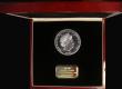 London Coins : A180 : Lot 717 : Tristan da Cunha Ten Pounds 2010 'The Largest and Purest Britannia Coin' 5oz. Silver Proof...