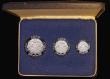 London Coins : A180 : Lot 807 : Investiture of Prince Charles as Prince of Wales 1969 (3) a 3-medal set in .999 silver 40mm, 32mm an...