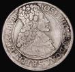 London Coins : A181 : Lot 1010 : German States - Cologne 2/3 Thaler 1694NL Josef Clemens, with NL to left of shield, KM#76 Fine with ...