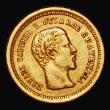 London Coins : A181 : Lot 1022 : Guatemala Four Reales Gold 1860R KM#135 VF/GVF, this issue only minted for three dates, and the only...