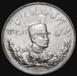 London Coins : A181 : Lot 1045 : Iran 5000 Dinars (5 Kran) SH1306 KM#1106 (1927) NEF