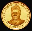 London Coins : A181 : Lot 1095 : Mali 10 Francs 1967 President Mobido Keita, Gold Proof, 3.18 grammes of .900 gold KM#5 nFDC with som...