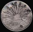 London Coins : A181 : Lot 1101 : Mexico Eight Reales 1880 Cn JD Chihuahua KM#377.2 GVF nicely toned, the reverse with four chop marks