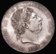London Coins : A181 : Lot 1549 : Crown 1818 LIX ESC 214, Bull 2009, GEF with some very minor contact marks on the obverse, overall a ...