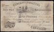 London Coins : A181 : Lot 171 : Newcastle upon Tyne &pound;5 Joint Stock Banking Company dated 1838 No.4443, ink cancelled, Grant550...