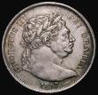 London Coins : A181 : Lot 1814 : Halfcrown 1817 Bull Head ESC 616, Bull 2090, UNC with gold toning in places, in an LCGS holder and g...