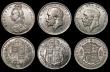London Coins : A181 : Lot 2423 : Halfcrowns and Florins (7) comprising Halfcrowns (3) 1887 Jubilee Head GEF the reverse with a tone s...